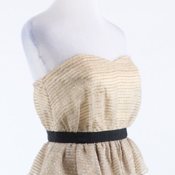 BCBG Max Azria beige dress 4 - Picture 4 of 8